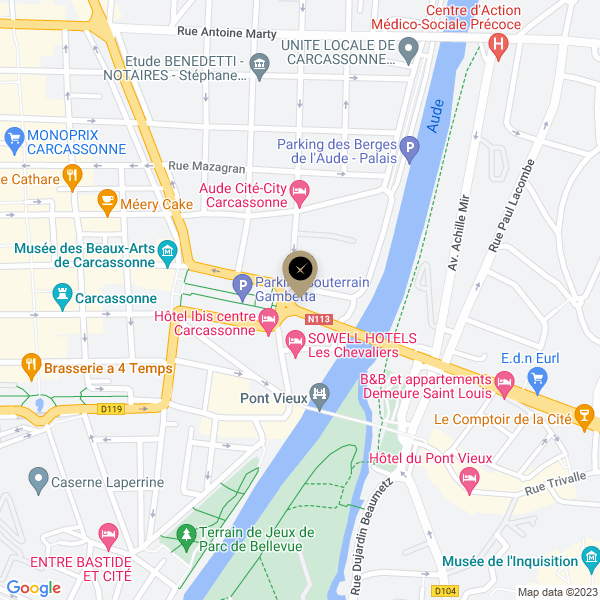 plan de l'agence Shiva carcassonne