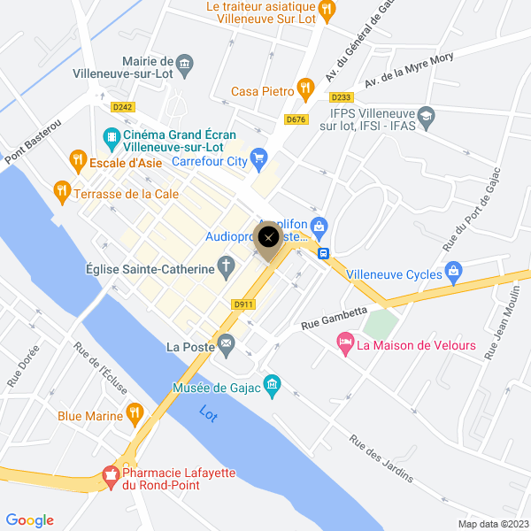 plan de l'agence Shiva villeneuve-sur-lot