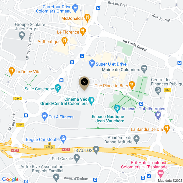 plan de l'agence Shiva colomiers