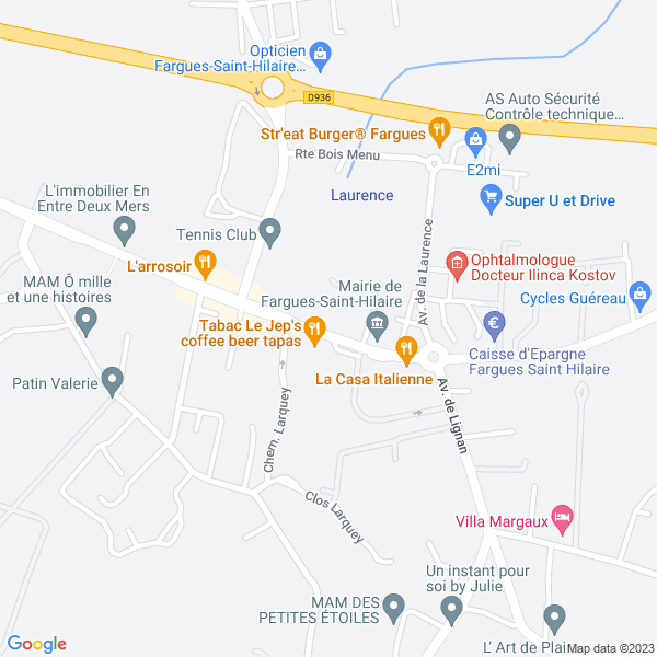 plan de l'agence Shiva fargues-saint-hilaire