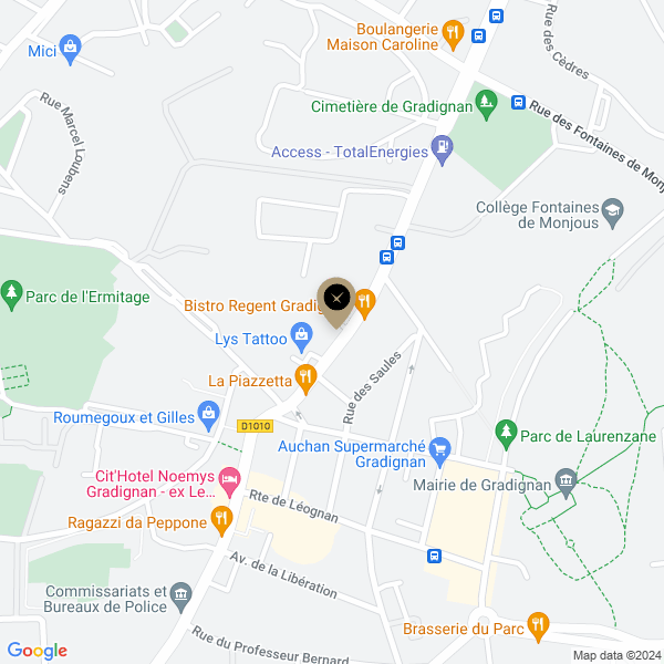 plan de l'agence Shiva gradignan