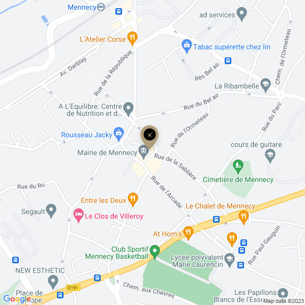 plan de l'agence Shiva mennecy