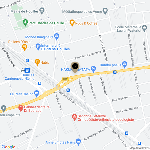 plan de l'agence Shiva houilles