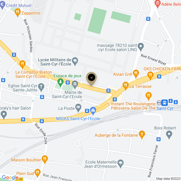 plan de l'agence Shiva saint-cyr-lecole