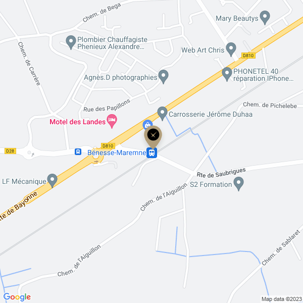 plan de l'agence Shiva benesse-maremne